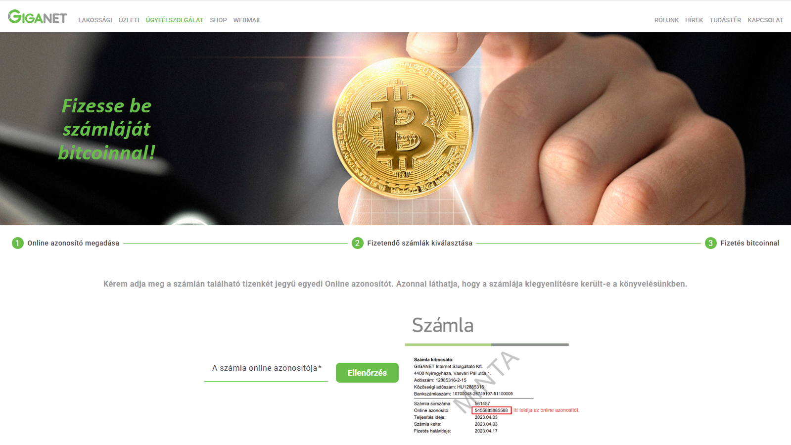Bitcoin PR cikk